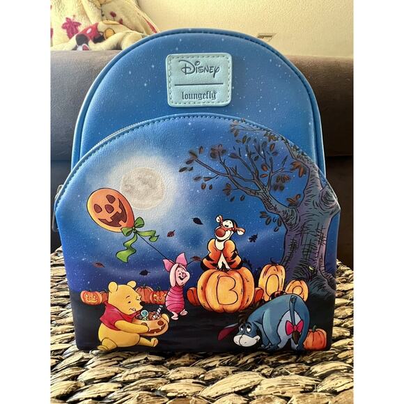 Loungefly Handbags - Loungefly Disney Winnie The Pooh Pumpkin Patch Mini Backpack